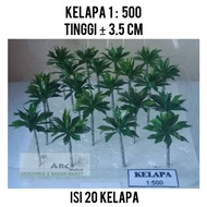 1:50 Scale Coconut Tree Model / Miniature for Architecture