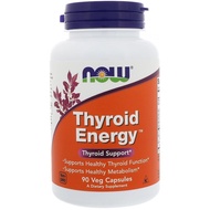 ไทรอยด์ - Now Foods, Thyroid Energy x 90 แคปซูล
