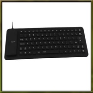 Silicone Mute Soft Keyboard 85-Key Computer Keyboard USB Wired Keyboard