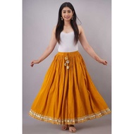 Woman Skirt Long(Yellow)