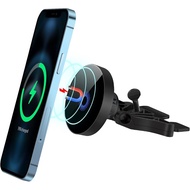 15W Magnetic Wireless Car Charger CD Slot Mount for iPhone 13/13 Pro/13 Pro Max/13 mini/12/12 Pro/12