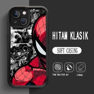 Y-14 Spider-Man Silicone Casing for iphone 13 14 8 7 Pro Max Plus Case
