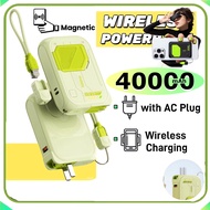 [FREE gift] Wireless powerbank 40000mAh PD 66W Fast charging charger 2 cable magnetic power bank