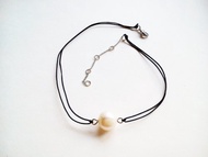 純水手藍繩淡水珍珠自家設計腳鏈-Sea Breeze系列