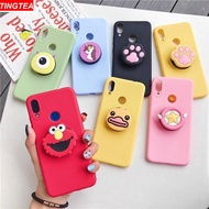 3D Cartoon Cute Case For OPPO A3S A5S A5 A7 A12 A12E A92 A52 A9 2020 A37 A83 F9 F11 Pro Soft Silicone TPU With Animal Holder Ring Cover TINGT