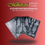 Sticker Inai A5 – DIY Henna Tatu , Reusable,4 Design 2030-A-B-C-D