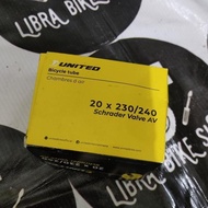 UNITED INNER TYRE 20 x 2.30-2.40 AV l INNER TYRE 20 x 2.30-2.40 UNITED