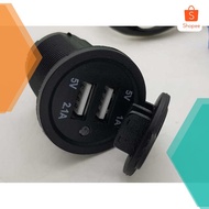 Best Selling Motorcycle Usb Charger 2 Output (5v 31a) + Latest Fuse Set + Cable