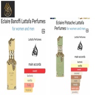 NEW Lattafa Eclaire Pistache for Eclaire Banoffi Unisex 100ML Edp Spray