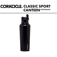 Corkcicle 590ml 20oz Straw Canteen Sport Collection Straw Bottle Triple Insulated Stainless Steel, 2