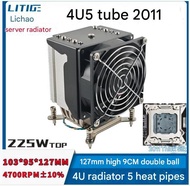 พัดลมซีพียู 5ท่อ Intel X79 X99 X299 LGA 2011 2011-3 2066 LGA 1700 /1800 FAN CPU COOLER XEON WORKSTA