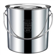 304Stainless Steel Barrel Portable Multi-Purpose Barrel with Lid Commercial Induction Cooker Soup Bucket