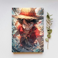 -Home Decor Anime One Piece Minimalis Bingkai Foto MDF