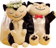 全新 婚禮 婚嫁 結婚花車用 積及貓 Jacob cat公仔 wedding