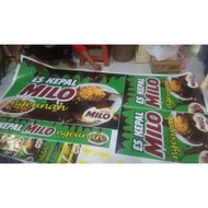 Stiker Gerobak Milo/Thai Tea/Boba/Minuman / Stiker Etalase