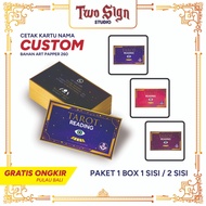 CUSTOM BUSINESS CARD PACKAGE CONTAINS 100 PCS 310 GSM ART PAPER