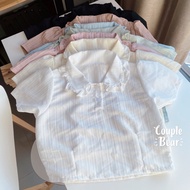 ‎ | Lotus Collar Shirt Cute Fabric