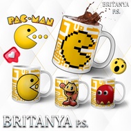PACKMAN CHARACTER LAYOUT MUG DESIGN
