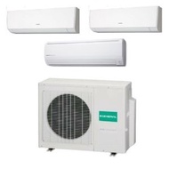珍寶 - 珍寶 1匹+1匹+2匹 變頻冷暖 一拖三分體式冷氣機 AOHG24LAT3+ASHG09LMCA+ASHG09LMCA+ASHG18LFCA