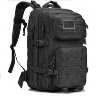MOLLE Assault Pack, Men's And Women's Outdoor Tactical 50L Backpack, Fishing/Camping/Hiking Rucksack