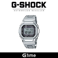 [OFFICIAL CASIO WARRANTY] Casio G-Shock GMW-B5000D-1D Men's Digital Squre Full Metal Silver Strap Watch