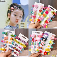 Korean Fresh girls Cartoon Princess Side Clips kids hair pin Bangs Disney Fructis Hair clip