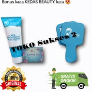 paket hemat 2 in 1 body serum dan sabun kedas beauty