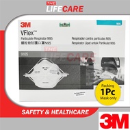 100% Original - 3M VFlex 9105 N95 Mask (1 Pc)READY STOCK