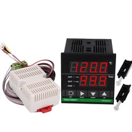 SINOTIMER Temperature Humidity Controller MH0302 Panel Mounted Digital Temperature and Humidity Cont