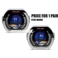 Shroud 5D RGB Crystal Matrix 210 Mode DRL + Turn Signal Original Model i6-L3.0 ORIGINAL | 5D Angel E