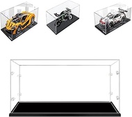 3 mm Thick Clear Acrylic Display Case Mounting Worktop Box, Thickened Base, Dustproof, for Collectib