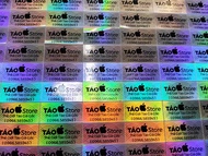 [HCM]1000 Tem niêm phong 7 màu - Tem phản quang 7 màu - tem xi bạc  2 x 1cm ( chat shop)