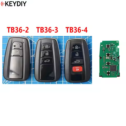 KEYDIY Universal KD Remote Smart Car Key TB36-2 TB36-3 TB36-4 2/3/4 Buttons Key for Toyota Corolla R