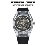 Pagani Gear Jam Tangan Lelaki Men's Rubber Quartz Watch PG-L4001