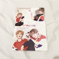 Fanmade mini poster / binder cover deco bts Vmin
