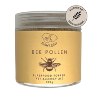 เกสรผึ้งโรยอาหารหมาแมว แก้แพ้ organic superfood Bellas Bites Bee Pollen for Dogs and Cats 130g