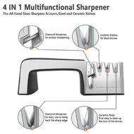 STAINLESS STEEL KNIVE SCISSOR SHARPENER (MALAYSIA)