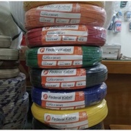 NYAF Cable 0.75mm2 FEDERAL Stranded Cable 1x0.75 mm2 1Roll 100Meter NYAF 0.75mm2