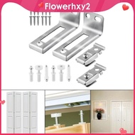 [Flowerhxy2] Bifold Door Hardware Replacement Stainless Steel Bifold Door Repair