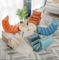 （需預訂）亞麻材質可摺疊躺椅