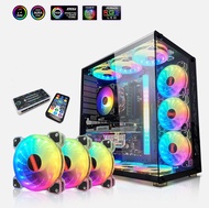Bộ 3 Đến 6 Fan Case Coolmoon K5 Led RGB 16 Triệu Màu 366 Hiệu Ứng - Kèm Bộ Hub Sync Main Đổi Màu The