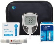 Contour Next EZ Diabetes Testing Kit, Contour Next EZ Blood Glucose Meter, 50 Contour Next Blood Glu