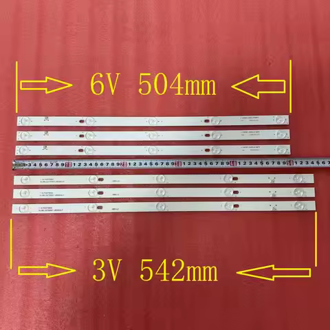 LED Backlight Strip 5LED For Kunft 28CHL107018 SJ.BK.D2750501-2835ES-F Ph28d27 Ph28d27d 28LEM-1030T2