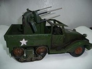 <Hobby Box> 1/20二戰美軍M16半履帶四管對空機槍裝甲車(全鐵皮製)