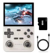 ใหม่ K36 Retro คอนโซลเกมมือถือระบบ Linux คอนโซลวิดีโอแบบพกพา 3.5 นิ้วหน้าจอ IPS กระเป๋ามือถือ 128G เ