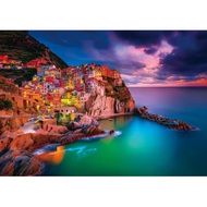 Cinque Terre Coastal Nightfall 1000 Piece Puzzle for Adults, Fun Puzzles for Adults 1000 Pieces with