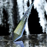 金曜石 黑曜石 聚財 防小人 金砂 黑耀石 靈擺 項鍊 吊墜 金耀石