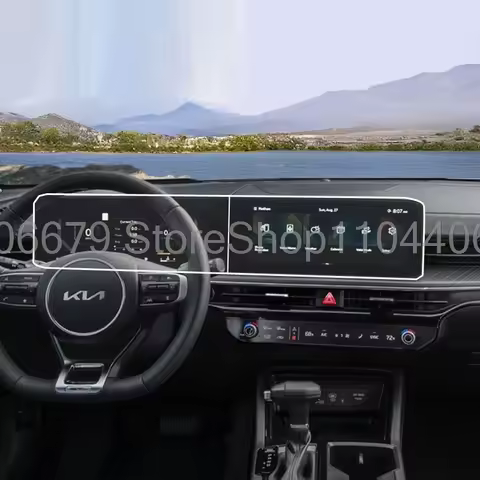 screen protector Tempered glass For Kia k5 2024 2025 12.3 inch car LCD gps Navigationand Dashboard K