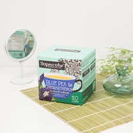 [HarumKasturiCo] - SUPERCUBE Blue Pea & Chrysanthemum 20 Cubes | Artisan Tea | Molasses Drink