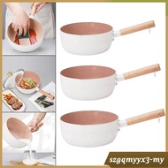 [ Small Pot with Long Handle Melting Butter Small Soup Pot for RV Home Kitchen